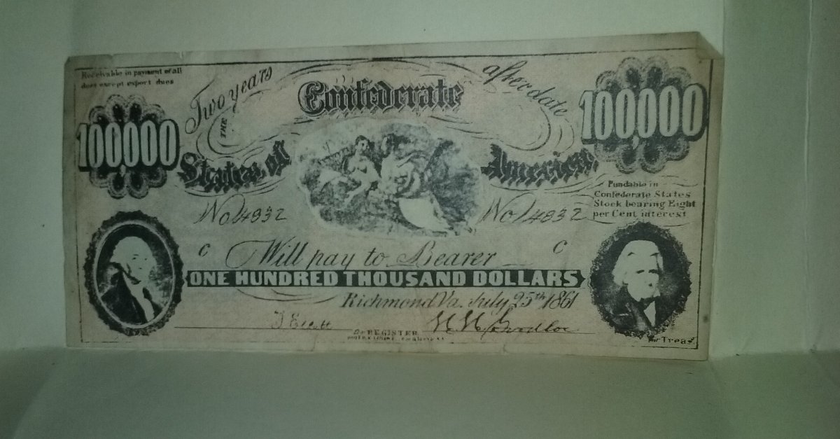 1861-$100,000-Confederate